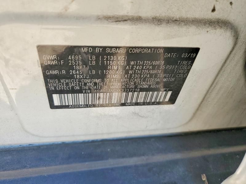 2019 Subaru Outback 2.5i Limited