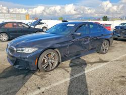 Salvage cars for sale from Copart Van Nuys, CA: 2021 BMW 530xe