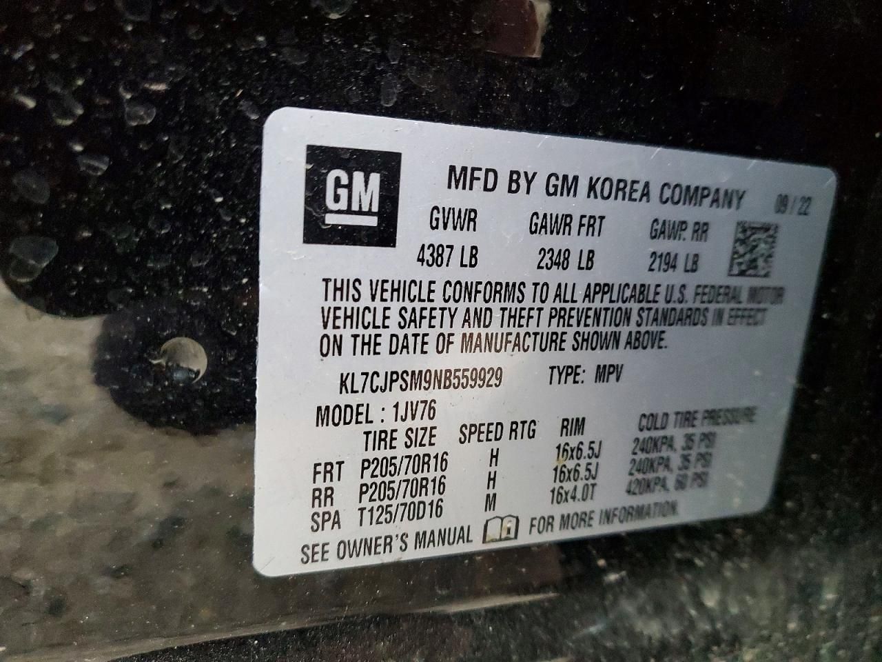 2022 Chevrolet Trax 1LT