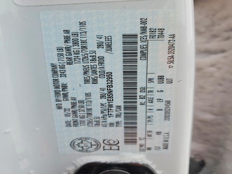 2022 Ford F150 Supercrew