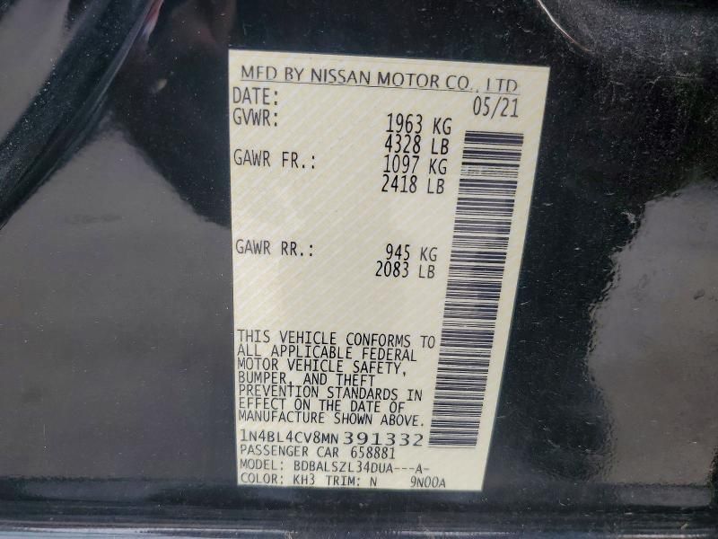 2021 Nissan Altima sr