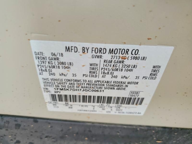 2018 Ford Explorer xlt