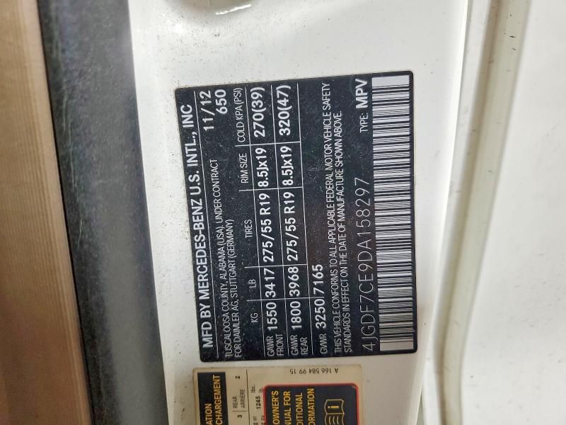 2013 Mercedes-Benz Gl 450 4matic