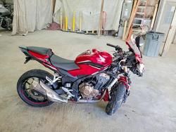 Salvage cars for sale from Copart Madisonville, TN: 2023 Honda CBR500 RA