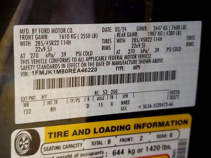 2024 Ford Expedition max Platinum