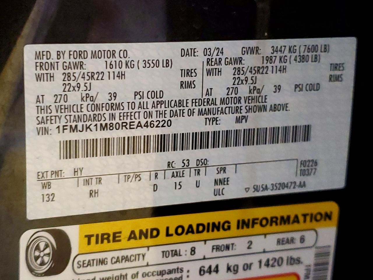 2024 Ford Expedition max Platinum