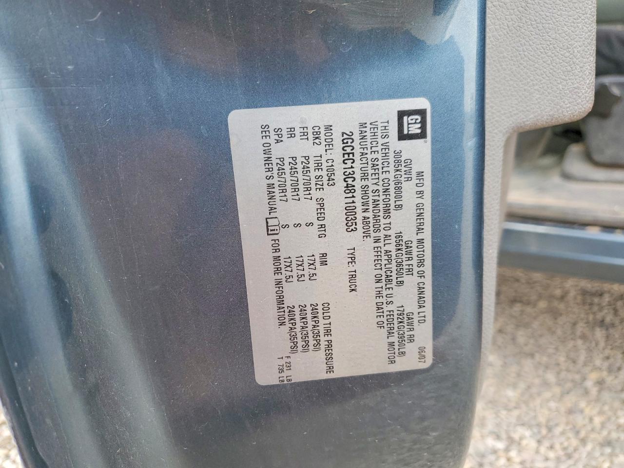 2008 Chevrolet Silverado C1500