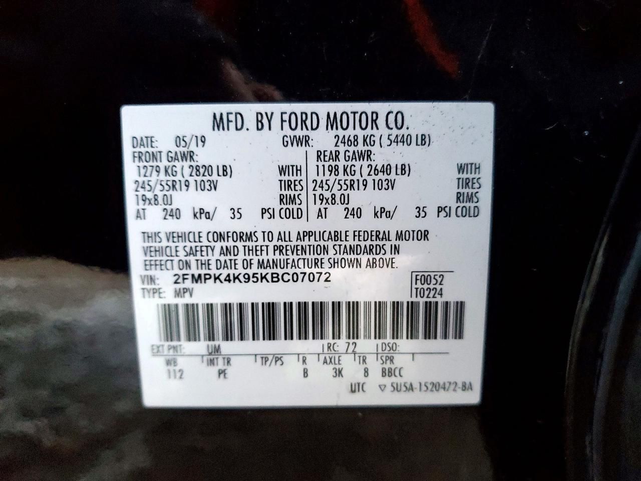 2019 Ford Edge Titanium