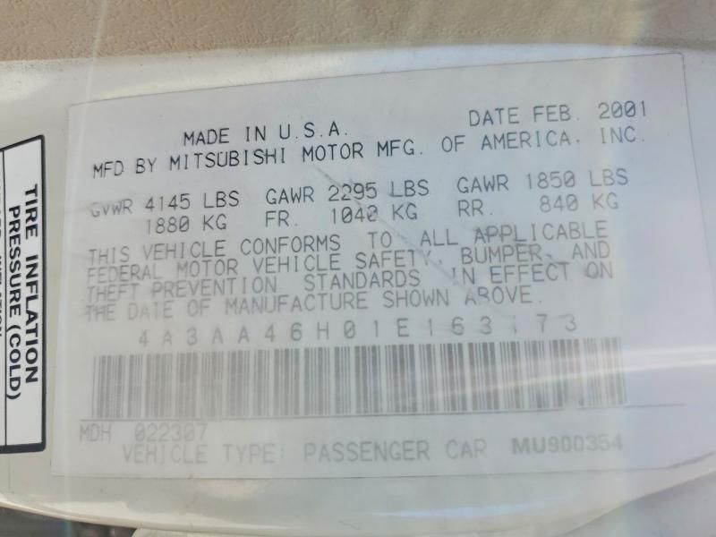 2001 Mitsubishi Galant es