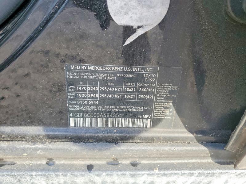 2011 Mercedes-Benz Gl 550 4matic