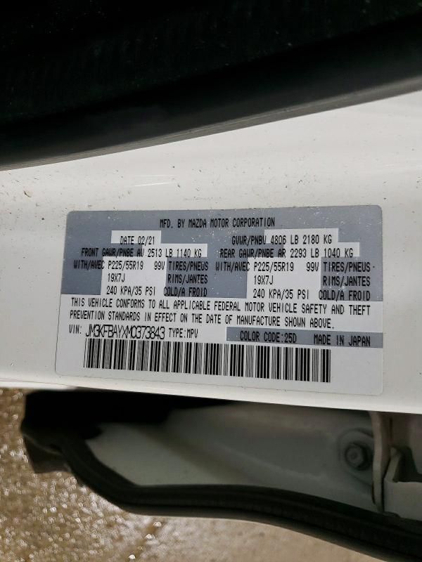 2021 Mazda Cx-5 Grand Touring Reserve