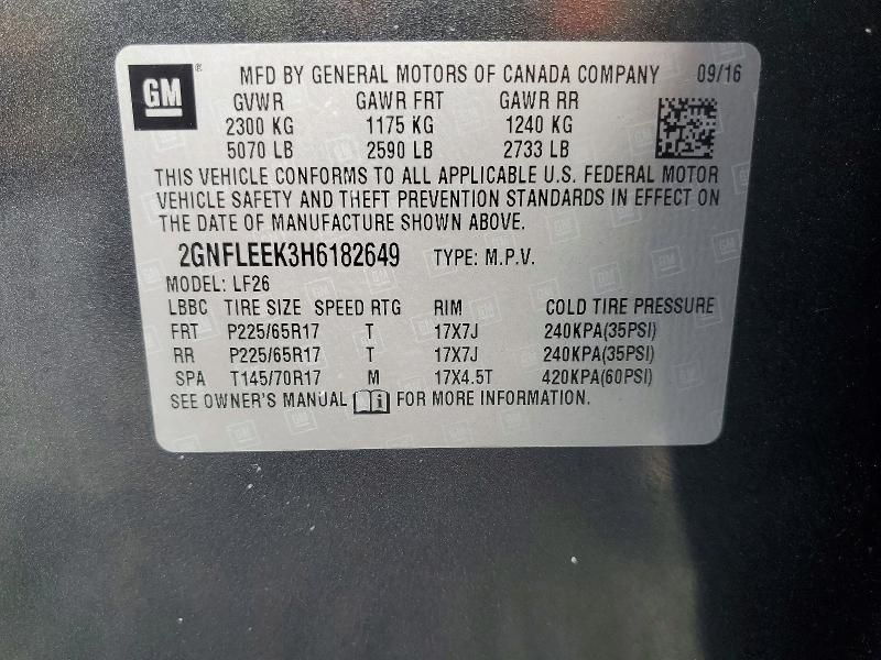 2017 Chevrolet Equinox ls