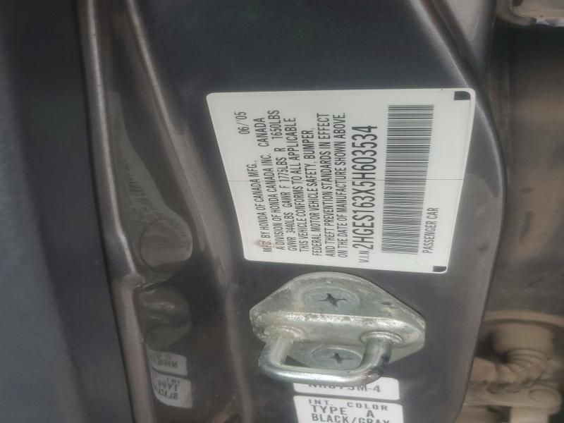 2005 Honda Civic dx vp