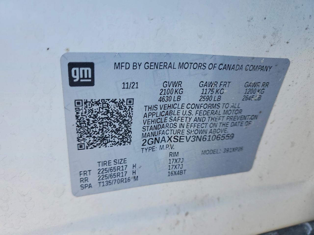 2022 Chevrolet Equinox ls