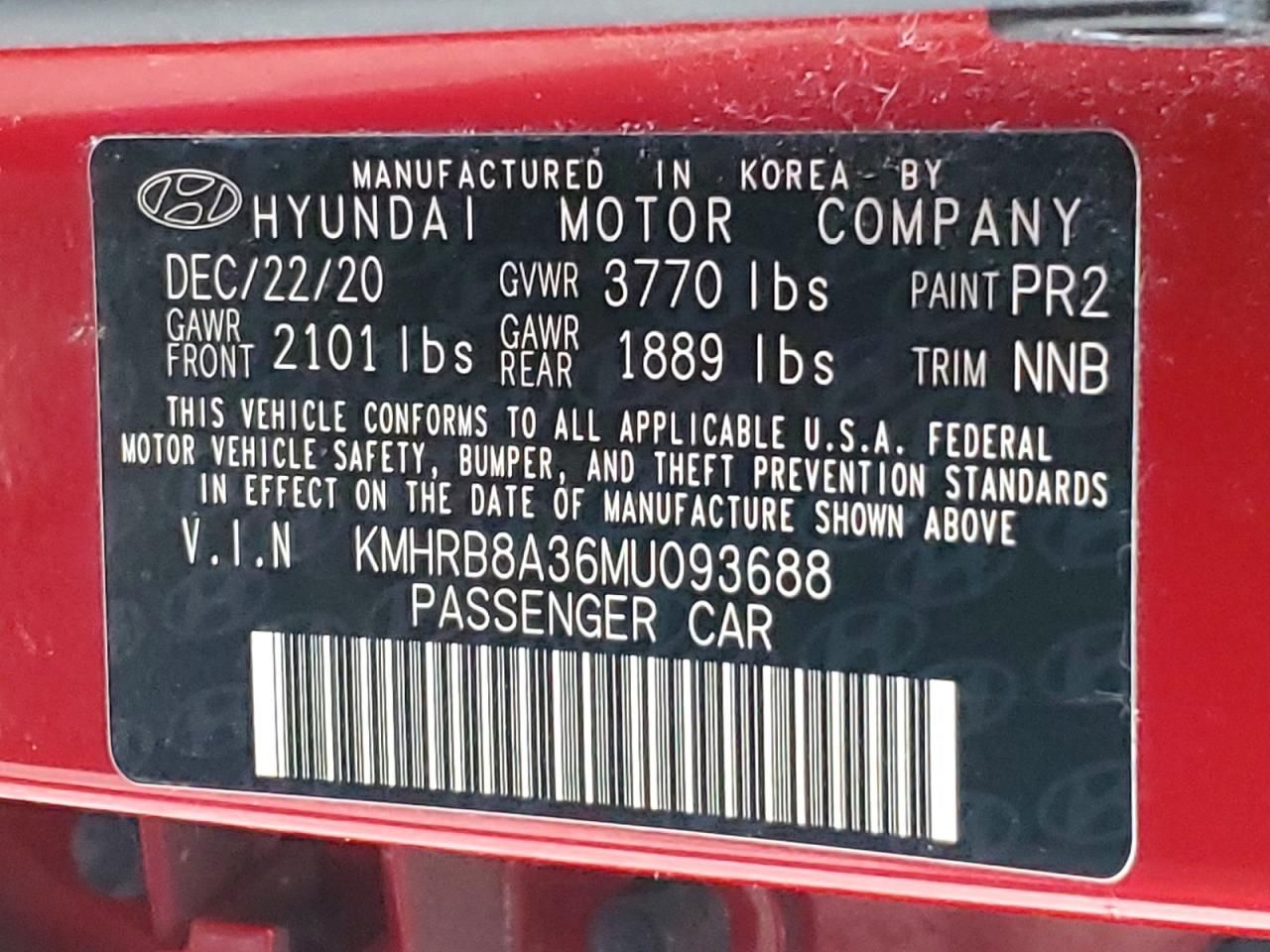 2021 Hyundai Venue se