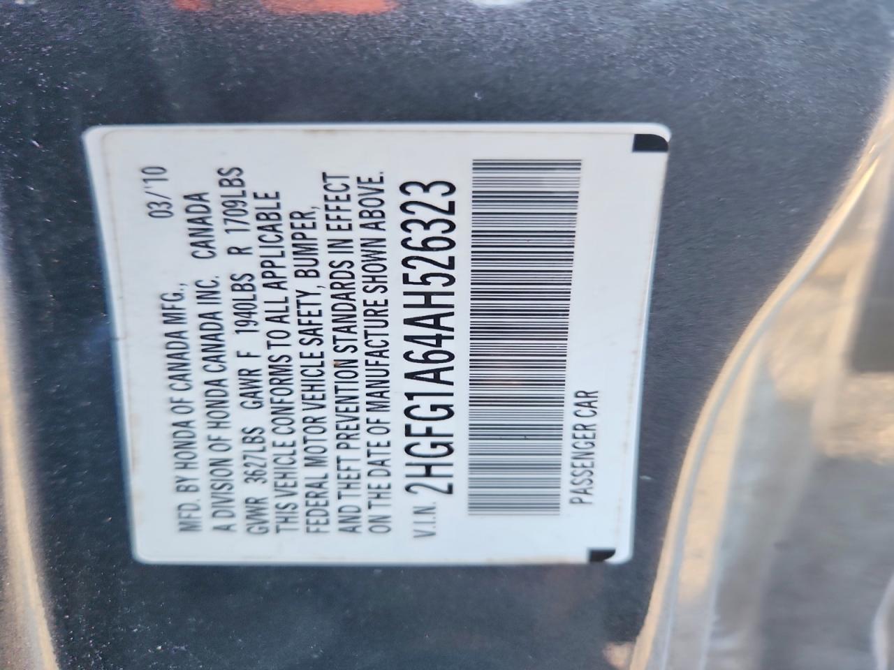 2010 Honda Civic lx