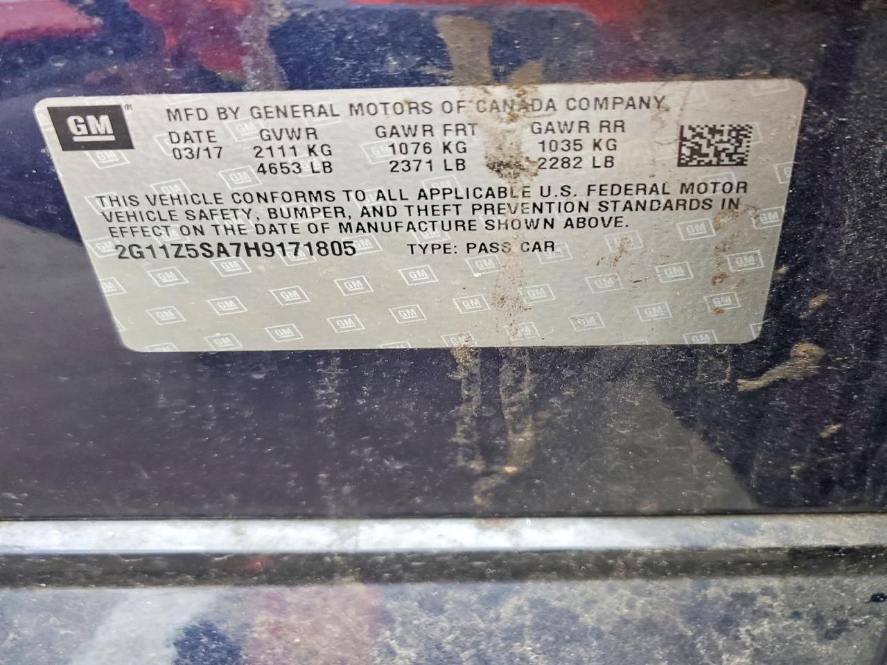 2017 Chevrolet Impala ls