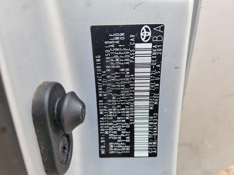 2015 Toyota Corolla le