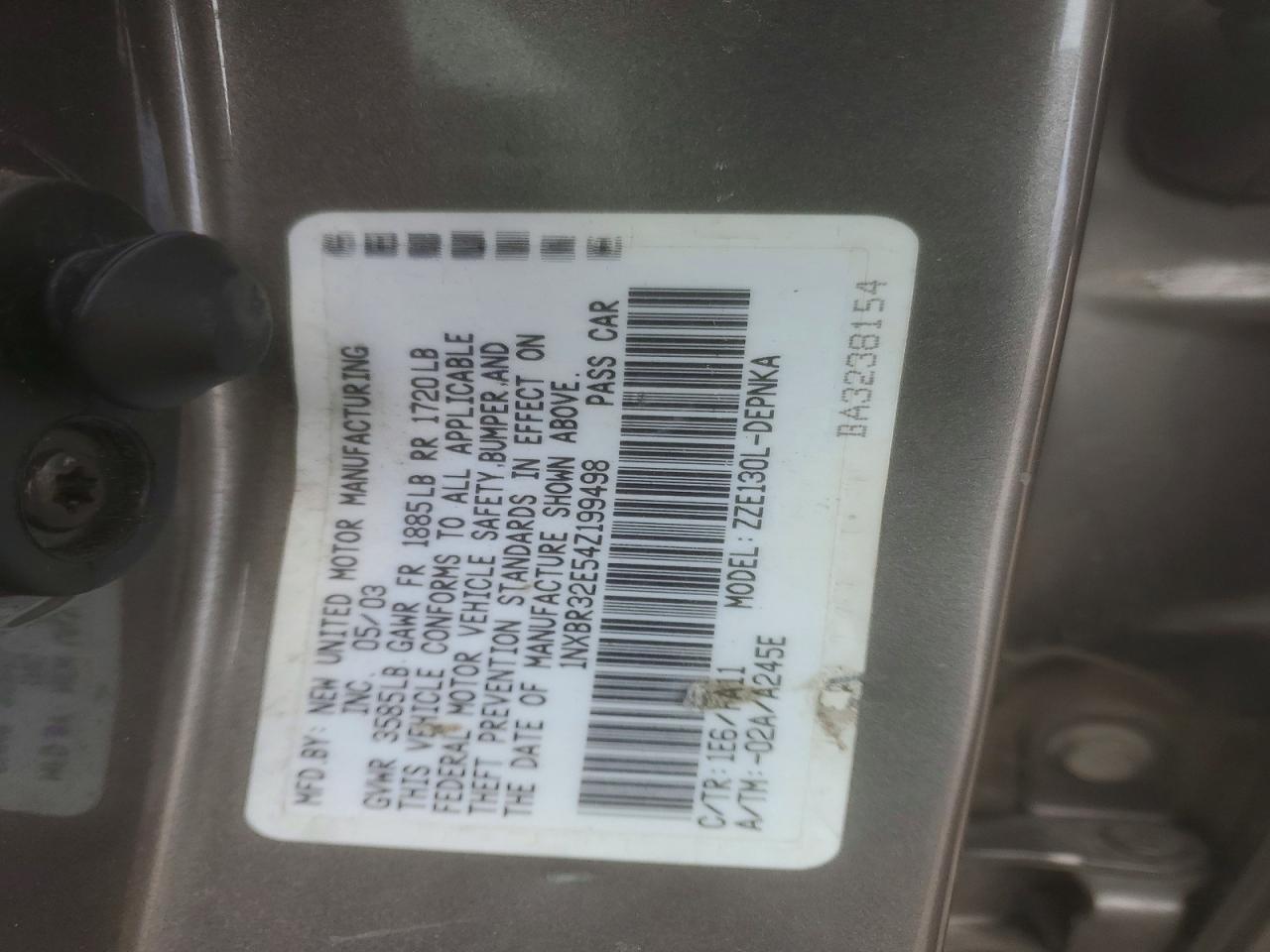 2004 Toyota Corolla ce