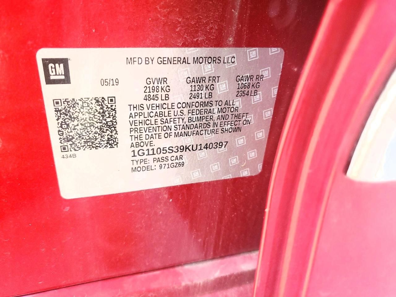 2019 Chevrolet Impala Premier