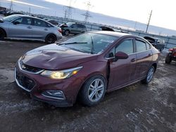 Salvage cars for sale from Copart Elgin, IL: 2017 Chevrolet Cruze lt