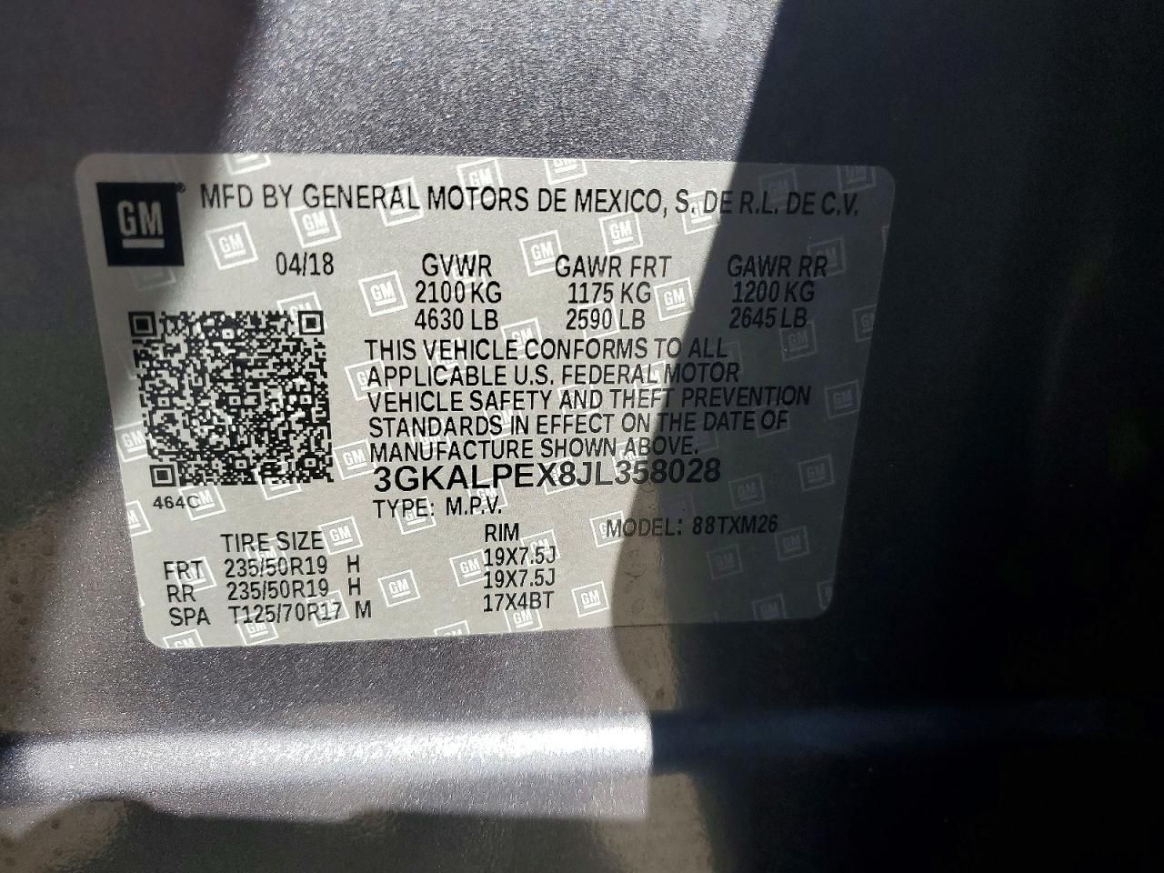 2018 GMC Terrain slt