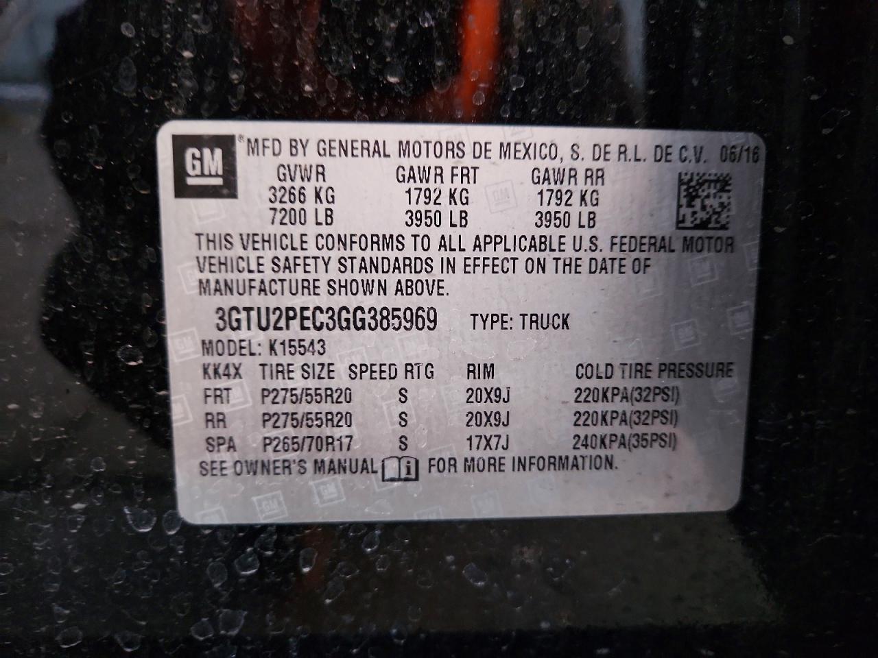 2016 GMC Sierra K1500 Denali