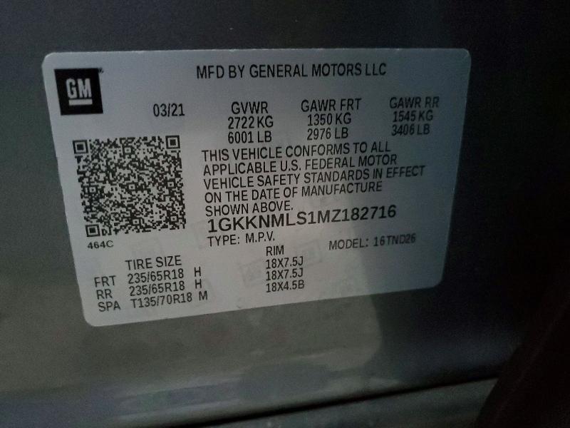 2021 GMC Acadia slt