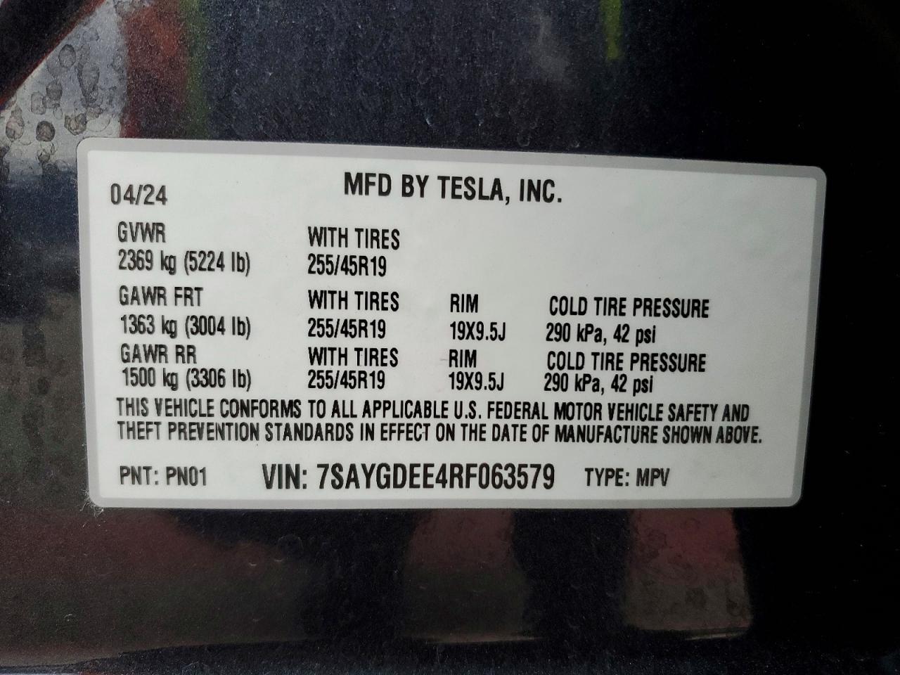 2024 Tesla Model y