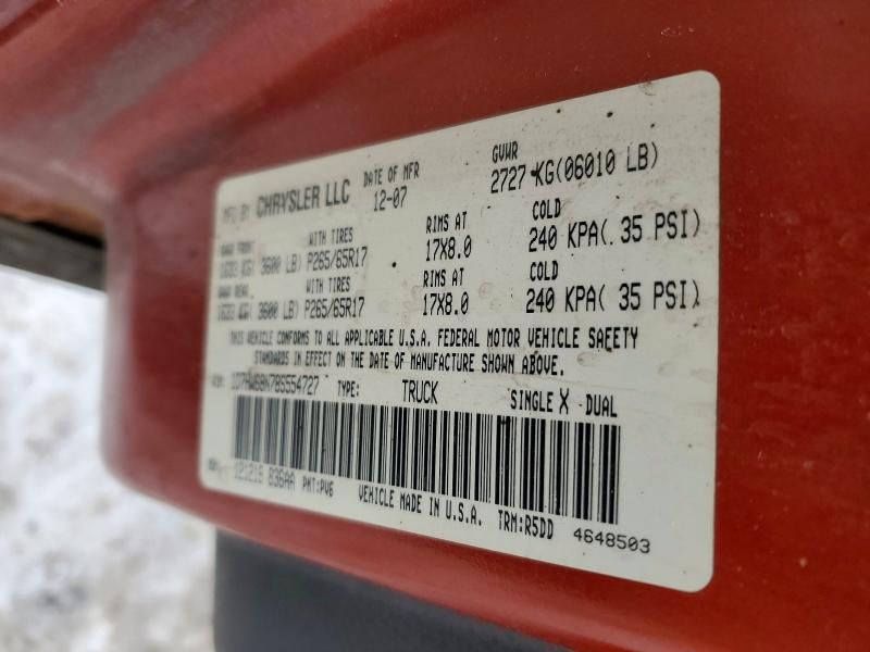 2008 Dodge Dakota Sport