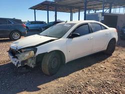 Pontiac salvage cars for sale: 2008 Pontiac G6 Value Leader