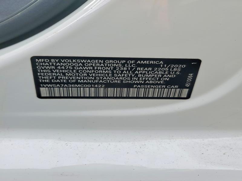2021 Volkswagen Passat se