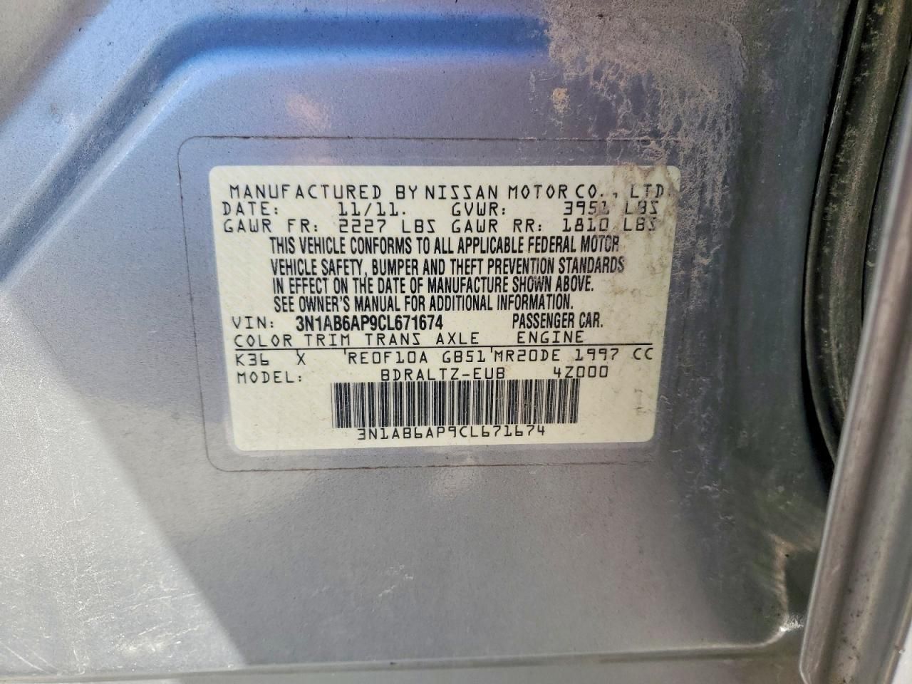 2012 Nissan Sentra 2.0