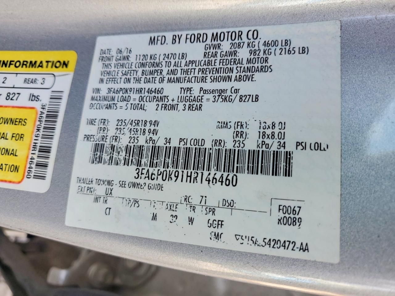 2017 Ford Fusion Titanium