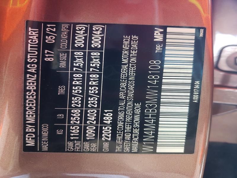 2021 Mercedes-Benz Glb 250 4matic