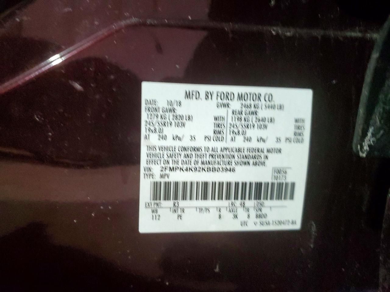 2019 Ford Edge Titanium