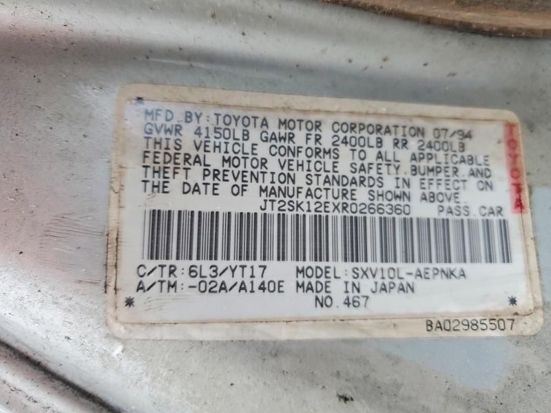 1994 Toyota Camry le