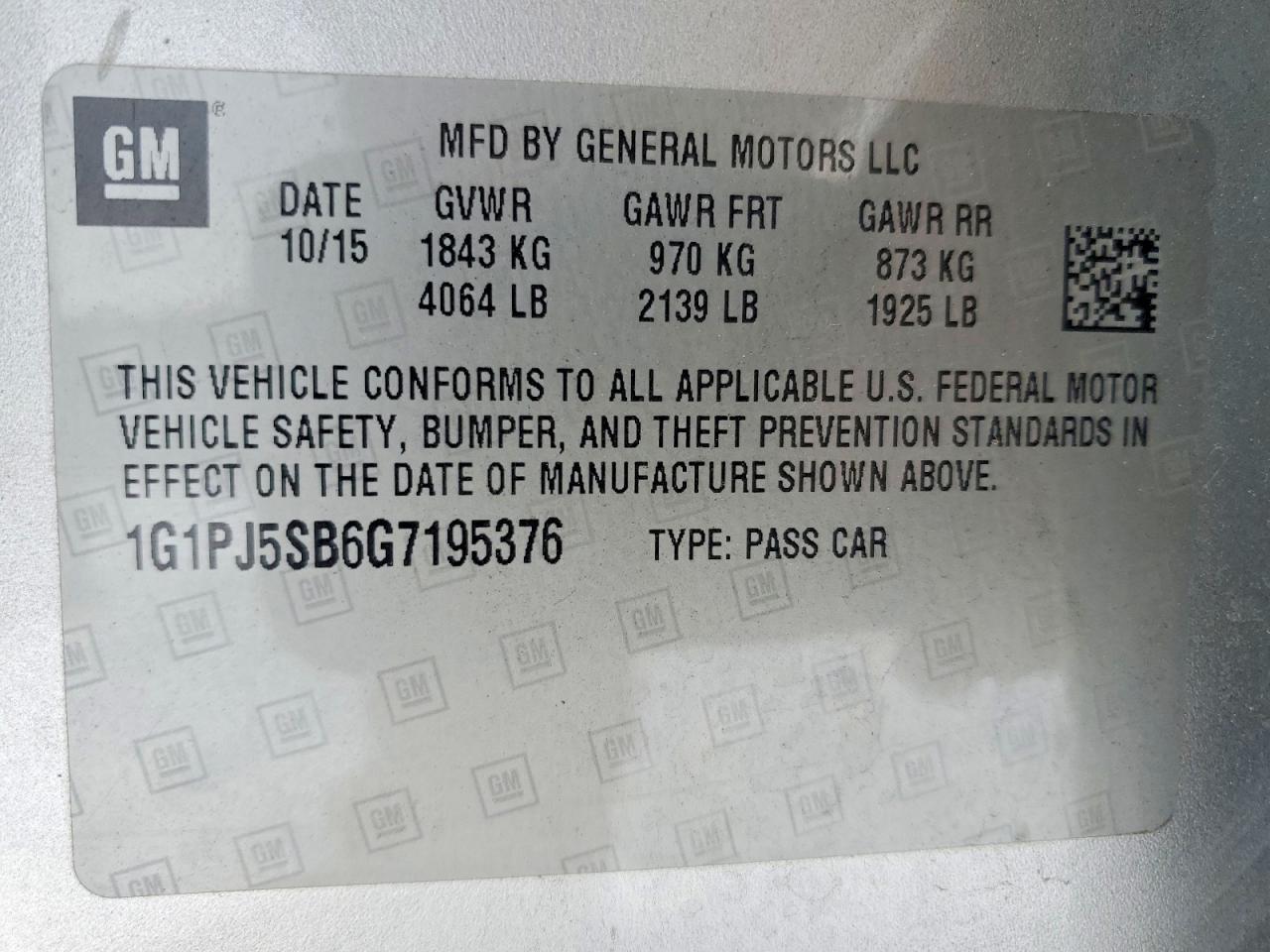 2016 Chevrolet Cruze Limited eco