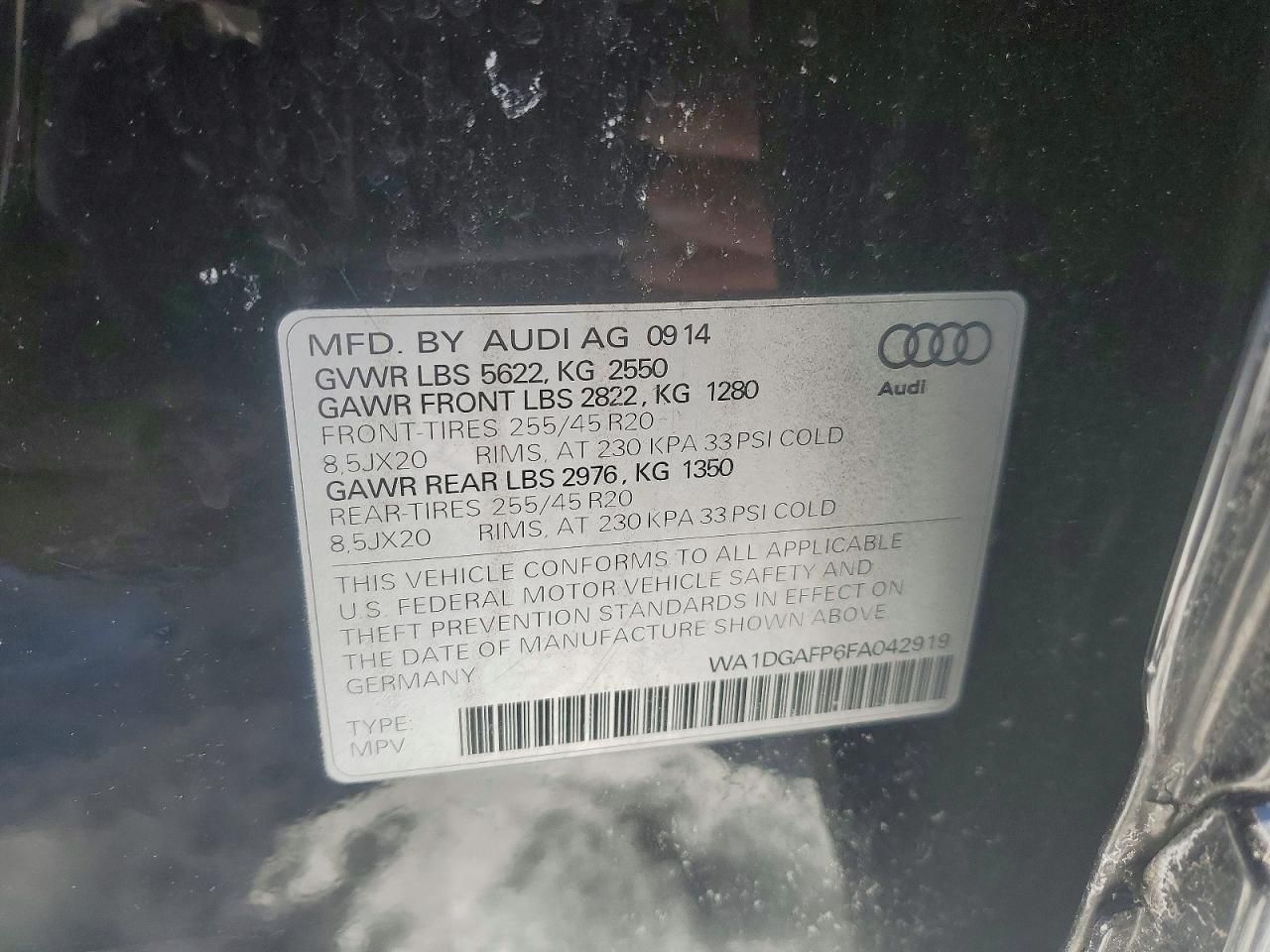 2015 Audi Q5 Premium Plus