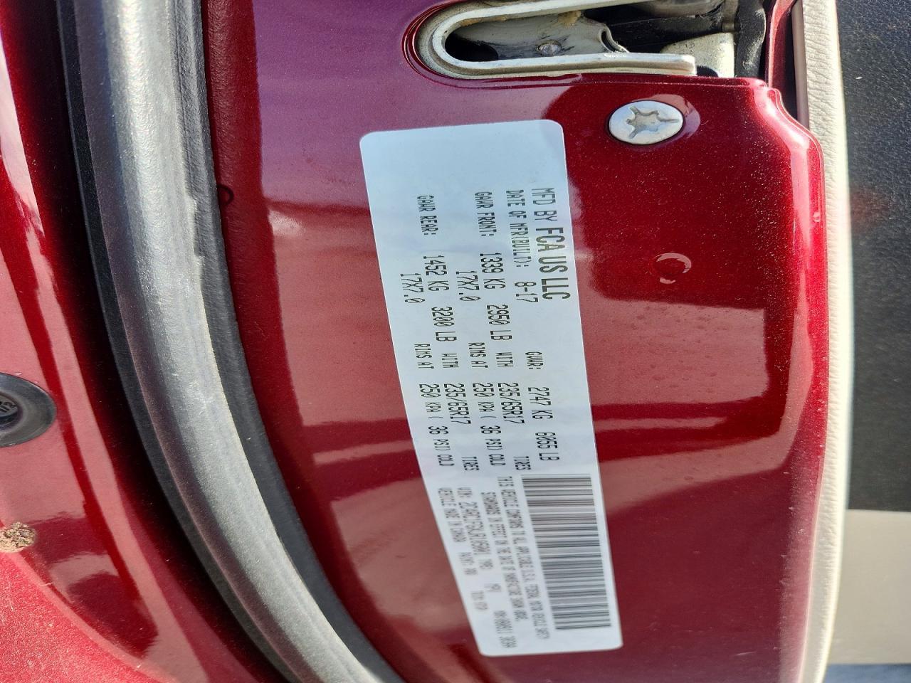 2018 Chrysler Pacifica Touring Plus