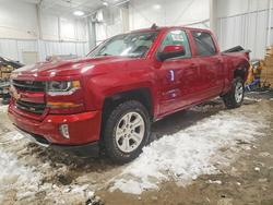 Salvage Trucks for sale at auction: 2018 Chevrolet Silverado K1500 LT