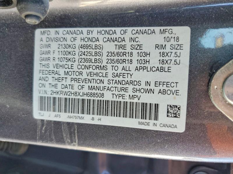 2018 Honda Cr-v exl