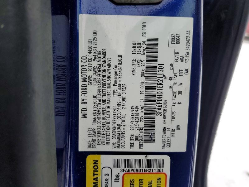 2014 Ford Fusion se