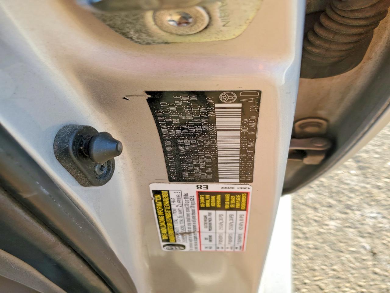 2010 Toyota Corolla Base