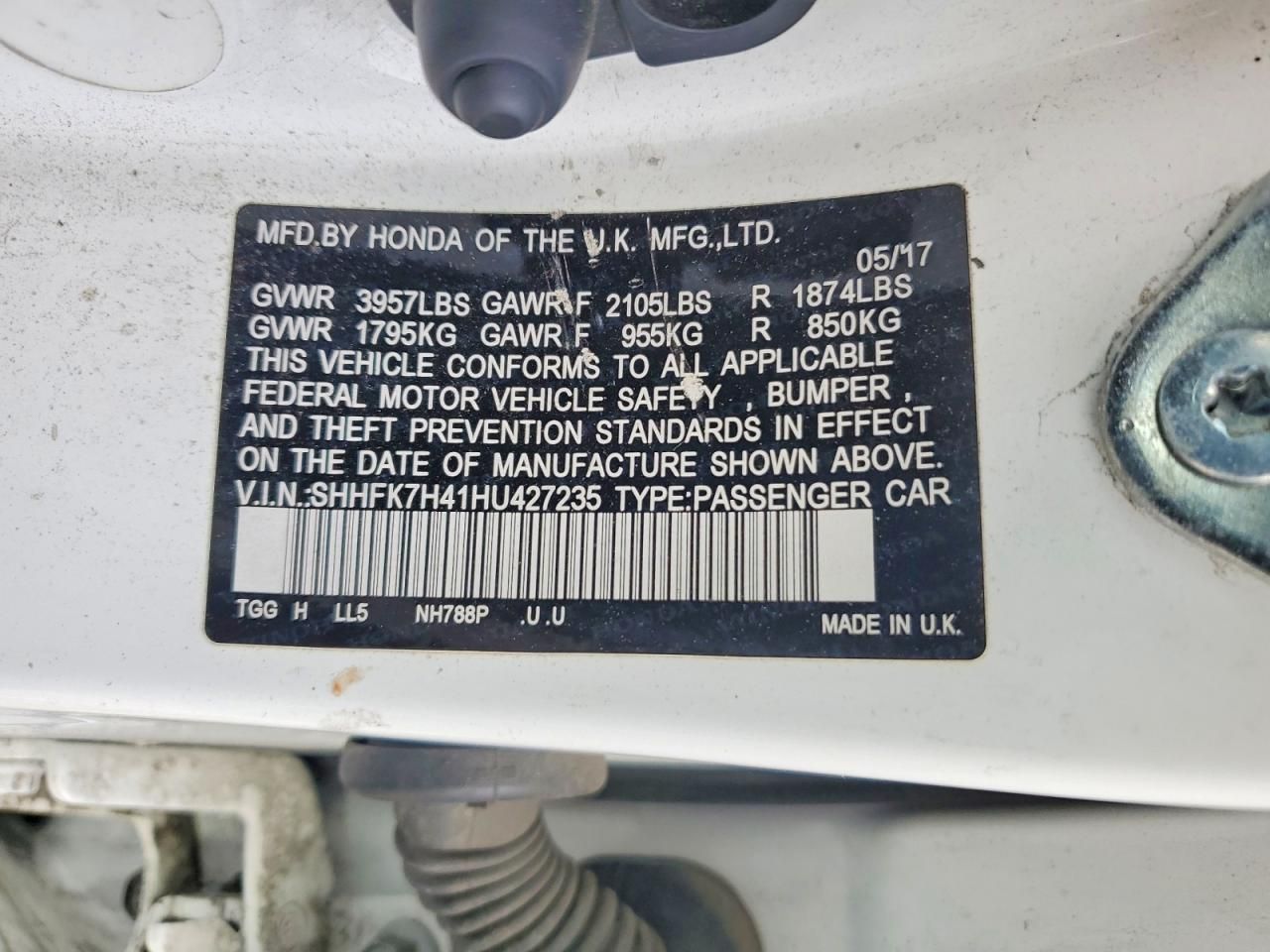 2017 Honda Civic Sport