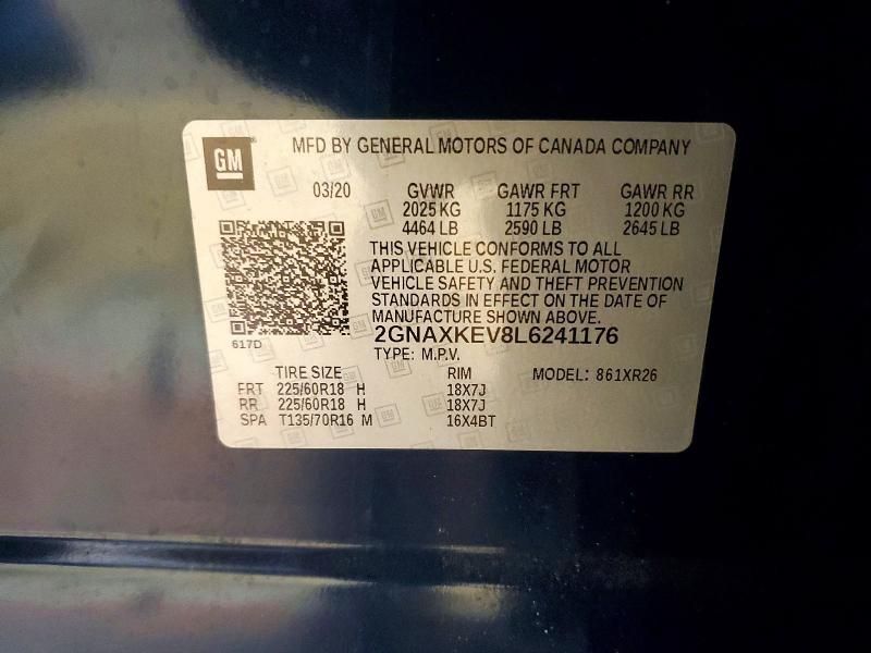 2020 Chevrolet Equinox lt