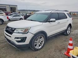 Ford Explorer salvage cars for sale: 2017 Ford Explorer Limited