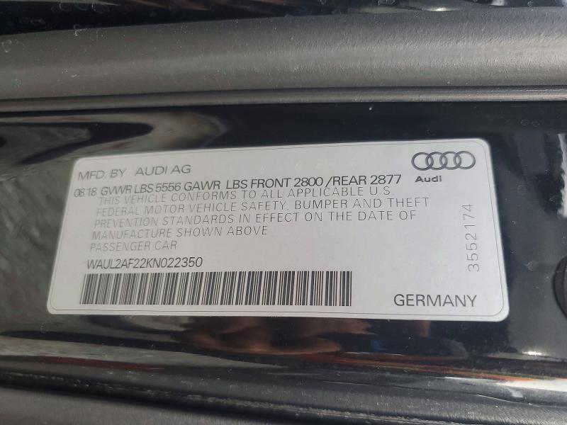 2019 Audi A6 Premium Plus