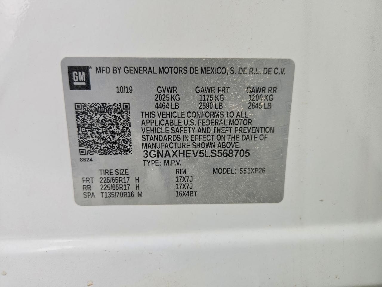 2020 Chevrolet Equinox ls