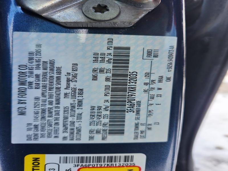 2019 Ford Fusion se
